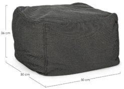 Pouf De Jardin En Tissu Olefin Anthracite Sady -Mobilier De Jardin pouf de jardin en tissu olefin anthracite sady 3666722592284 1391673