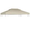 Recouvrement De Remplacement D'auvent 310 G/m² 3 X 4 M Beige -Mobilier De Jardin recouvrement de remplacement d auvent 310 g m 3 x 4 m beige 3666722186681 1209742