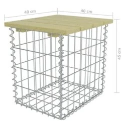 Repose-pied De Jardin 40x40x45 Cm Acier Galvanisé Pinède -Mobilier De Jardin repose pied de jardin 40x40x45 cm acier galvanise pinede 3666722152372 1256425