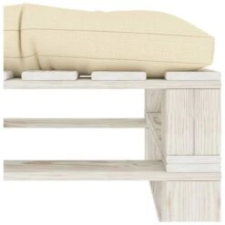 Repose-pied Palette De Jardin Avec Coussin Crème Bois 3 -Mobilier De Jardin repose pied palette de jardin avec coussin creme bois 3666722146913 1281567