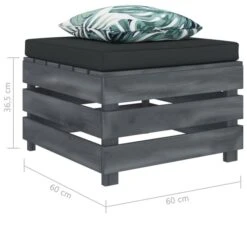 Repose-pied Palette De Jardin Avec Coussin Fleur Bois 9 Repose-pied Palette De Jardin Avec Coussin Fleur Bois -Mobilier De Jardin repose pied palette de jardin avec coussin fleur bois 8719883898711 1281195