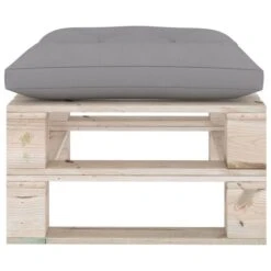 Repose-pied Palette De Jardin Avec Coussin Gris Bois De Pin 10 Repose-pied Palette De Jardin Avec Coussin Gris Bois De Pin -Mobilier De Jardin repose pied palette de jardin avec coussin gris bois de pin 8720286304884 1261529