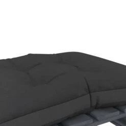 Repose-pied Palette De Jardin Avec Coussin Noir Bois 2 -Mobilier De Jardin repose pied palette de jardin avec coussin noir bois 8719883902432 1258910
