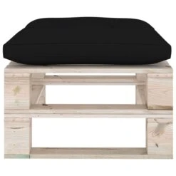 Repose-pied Palette De Jardin Avec Coussin Noir Bois De Pin 10 Repose-pied Palette De Jardin Avec Coussin Noir Bois De Pin -Mobilier De Jardin repose pied palette de jardin avec coussin noir bois de pin 3666722887137 1194686
