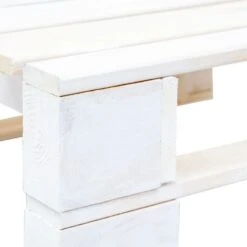 Repose-pied Palette De Jardin Bois Blanc -Mobilier De Jardin repose pied palette de jardin bois blanc 3666722762373 1218179