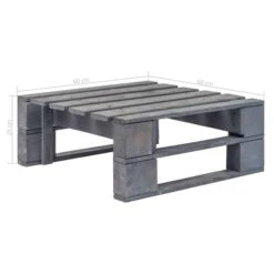Repose-pied Palette De Jardin Bois Gris -Mobilier De Jardin repose pied palette de jardin bois gris 3666722763356 1217157