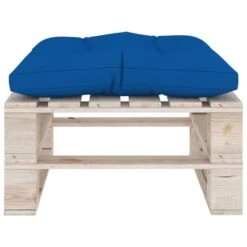 Repose-pied Palette De Jardin Et Coussin Bleu Royal Bois De Pin 11 Repose-pied Palette De Jardin Et Coussin Bleu Royal Bois De Pin -Mobilier De Jardin repose pied palette de jardin et coussin bleu royal bois de pin 8720286304938 1261542