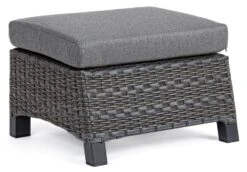 Repose-pieds De Jardin Carré Aluminium Anthracite Ben L 57 Cm