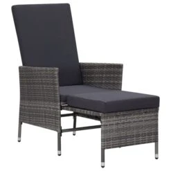 Salon De Jardin 2 Pcs Avec Coussins Résine Tressée Gris 6 -Mobilier De Jardin salon de jardin 2 pcs avec coussins resine tressee gris 3666722364324 935719
