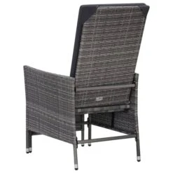 Salon De Jardin 2 Pcs Avec Coussins Résine Tressée Gris 6 -Mobilier De Jardin salon de jardin 2 pcs avec coussins resine tressee gris 3666722364324 935723