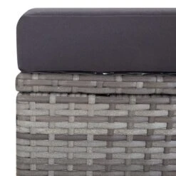 Salon De Jardin 2 Pcs Avec Coussins Résine Tressée Gris 6 -Mobilier De Jardin salon de jardin 2 pcs avec coussins resine tressee gris 3666722364324 935724