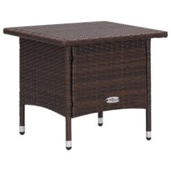 Salon De Jardin 2 Pcs Avec Coussins Résine Tressée Marron 3 -Mobilier De Jardin salon de jardin 2 pcs avec coussins resine tressee marron 3666722364331 935713