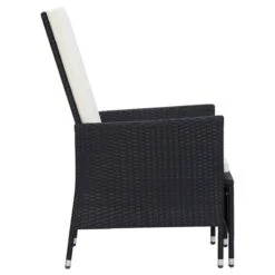 Salon De Jardin 2 Pcs Avec Coussins Résine Tressée Noir 2 -Mobilier De Jardin salon de jardin 2 pcs avec coussins resine tressee noir 3666722364348 935697
