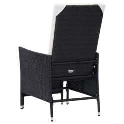 Salon De Jardin 2 Pcs Avec Coussins Résine Tressée Noir 2 -Mobilier De Jardin salon de jardin 2 pcs avec coussins resine tressee noir 3666722364348 935699