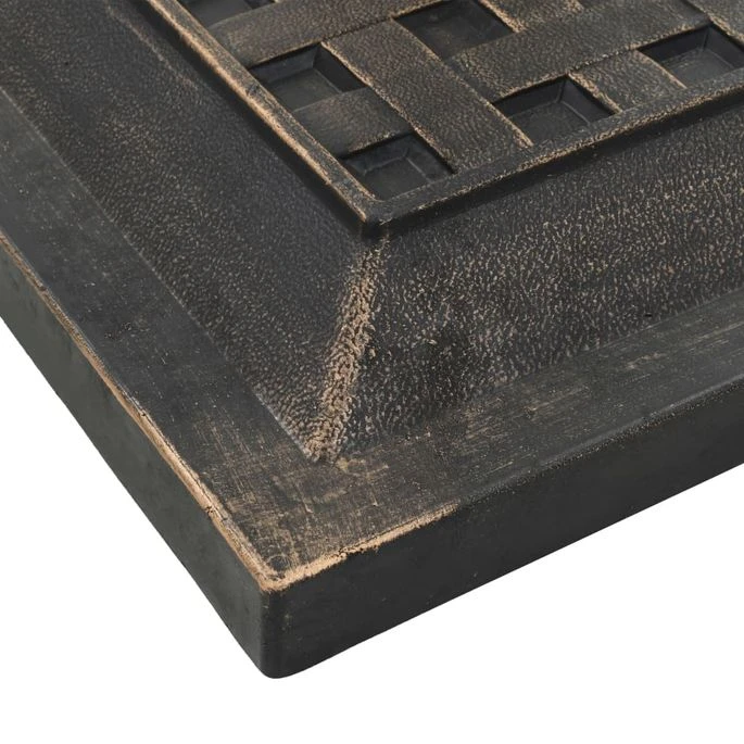 Socle Carré De Parasol Polyrésine 12 Kg Bronze 6 Socle Carré De Parasol Polyrésine 12 Kg Bronze – Image 4