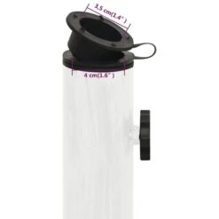 Socle De Parasol Blanc 44x44x31 Cm Fonte -Mobilier De Jardin socle de parasol blanc 44x44x31 cm fonte 3666722145879 1297797