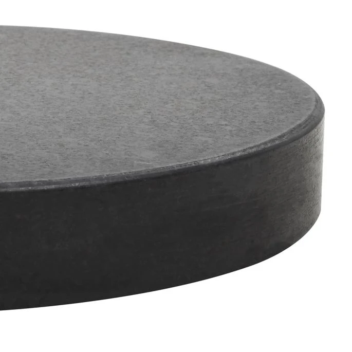Socle De Parasol Granite 20 Kg Rond Noir 7 Socle De Parasol Granite 20 Kg Rond Noir – Image 5