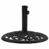 Socle De Parasol Noir 48x48x33 Cm Fonte -Mobilier De Jardin socle de parasol noir 48x48x33 cm fonte 3666722779241 1345223