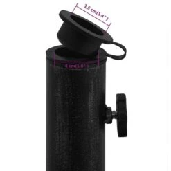 Socle De Parasol Noir 48x48x33 Cm Fonte -Mobilier De Jardin socle de parasol noir 48x48x33 cm fonte 3666722779241 1345230