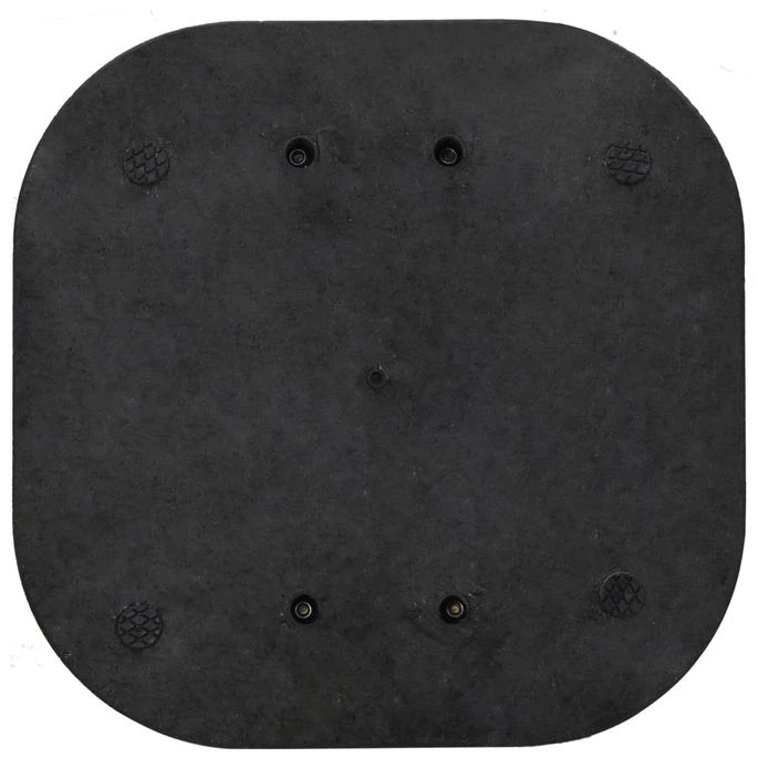 Socle De Parasol Noir Béton Carré 25 Kg 9 Socle De Parasol Noir Béton Carré 25 Kg – Image 7