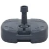 Socle De Parasol Portable Gris Rempli De Sable/eau -Mobilier De Jardin socle de parasol portable gris rempli de sable eau 3666722178433 1219658