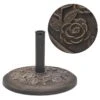 Socle De Parasol Résine Rond Bronze 9 Kg -Mobilier De Jardin socle de parasol resine rond bronze 9 kg 3666722184090 1213025