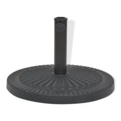 Socle De Parasol Résine Rond Noir 14 Kg -Mobilier De Jardin socle de parasol resine rond noir 14 kg 3666722184083 1213034