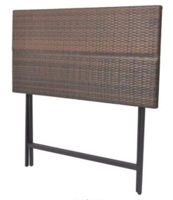 Table Bar Rectangulaire Et 4 Chaises De Jardin Résine Tressée Marron Klark 12 Table Bar Rectangulaire Et 4 Chaises De Jardin Résine Tressée Marron Klark -Mobilier De Jardin table bar rectangulaire et 4 chaises de jardin resine tressee marron klark 3666722578806 259914