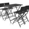 Table Bar Rectangulaire Et 4 Chaises De Jardin Résine Tressée Noir Klark 2 Table Bar Rectangulaire Et 4 Chaises De Jardin Résine Tressée Noir Klark -Mobilier De Jardin table bar rectangulaire et 4 chaises de jardin resine tressee noir klark 3666722579087 259427
