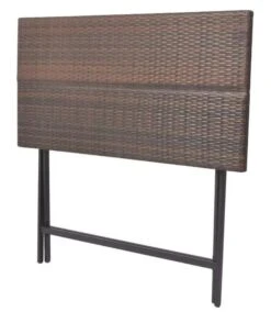 Table Bar Rectangulaire Et 6 Chaises De Jardin Résine Tressée Marron Klark -Mobilier De Jardin table bar rectangulaire et 6 chaises de jardin resine tressee marron klark 3666722579063 259448