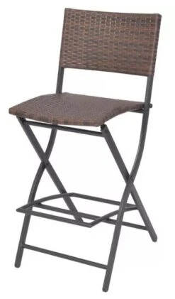 Table Bar Rectangulaire Et 6 Chaises De Jardin Résine Tressée Marron Klark -Mobilier De Jardin table bar rectangulaire et 6 chaises de jardin resine tressee marron klark 3666722579063 259449