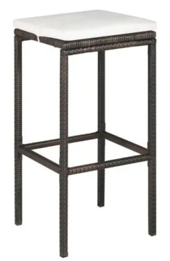 Table De Bar Rectangulaire Et 4 Tabourets De Jardin Résine Tressée Marron Klark 7 Table De Bar Rectangulaire Et 4 Tabourets De Jardin Résine Tressée Marron Klark -Mobilier De Jardin table de bar rectangulaire et 4 tabourets de jardin resine tressee marron klark 8718475612568 264221