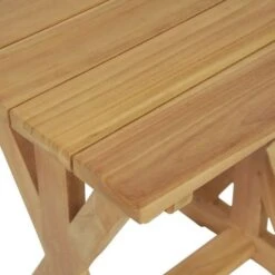 Tabouret De Jardin Teck Massif Clair Ketia - Lot De 2 -Mobilier De Jardin tabouret de jardin teck massif clair ketia lot de 2 8718475580935 384477