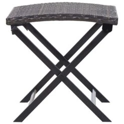 Tabouret Pliable Résine Tressée Marron -Mobilier De Jardin tabouret pliable resine tressee marron 3666722179980 1218188