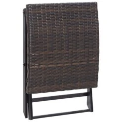 Tabouret Pliable Résine Tressée Marron -Mobilier De Jardin tabouret pliable resine tressee marron 3666722179980 1218189