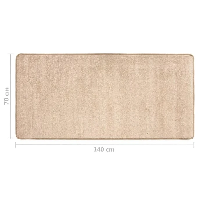 Tapis De Lit Shaggy Poils Longs 3 Pcs Beige 9 Tapis De Lit Shaggy Poils Longs 3 Pcs Beige – Image 7