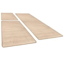 Tapis De Lit Shaggy Poils Longs 3 Pcs Beige 3 -Mobilier De Jardin tapis de lit shaggy poils longs 3 pcs beige 8720286317785 1168548