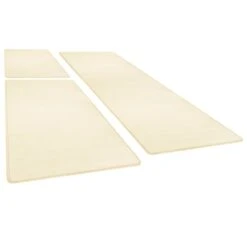 Tapis De Lit Shaggy Poils Longs 3 Pcs Crème 2 -Mobilier De Jardin tapis de lit shaggy poils longs 3 pcs creme 8720286317822 1168564