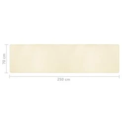 Tapis De Lit Shaggy Poils Longs 3 Pcs Crème 2 -Mobilier De Jardin tapis de lit shaggy poils longs 3 pcs creme 8720286317822 1168569