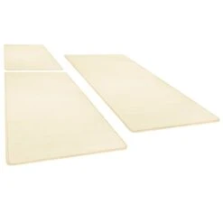 Tapis De Lit Shaggy Poils Longs 3 Pcs Crème 4 -Mobilier De Jardin tapis de lit shaggy poils longs 3 pcs creme 8720286317839 1168572