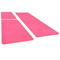 Tapis De Lit Shaggy Poils Longs 3 Pcs Rose 2 -Mobilier De Jardin tapis de lit shaggy poils longs 3 pcs rose 8720286317907 1168619