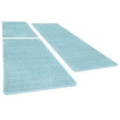 Tapis De Lit Shaggy Poils Longs 3 Pcs Turquoise 2 -Mobilier De Jardin tapis de lit shaggy poils longs 3 pcs turquoise 8720286317846 1168580