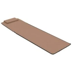 Tapis De Plage Pliables 2 Pcs Acier Et Tissu Marron -Mobilier De Jardin tapis de plage pliables 2 pcs acier et tissu marron 3666722931113 978298