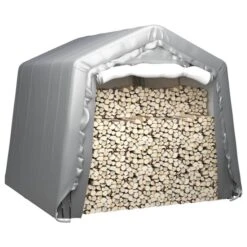 Tente De Rangement 240x240 Cm Acier Gris -Mobilier De Jardin tente de rangement 240x240 cm acier gris 3666722157469 1248331