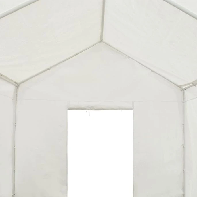 Tente De Rangement PE 3 X 4 M Blanc 7 Tente De Rangement PE 3 X 4 M Blanc – Image 5