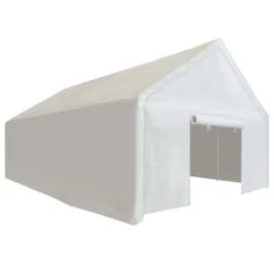 Tente De Rangement PE 4 X 8 M Blanc 13 Tente De Rangement PE 4 X 8 M Blanc -Mobilier De Jardin tente de rangement pe 4 x 8 m blanc 8718475619253 1275324