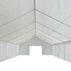 Tente De Rangement PE 5 X 10 M Blanc -Mobilier De Jardin tente de rangement pe 5 x 10 m blanc 8718475619260 1270527