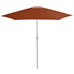 Tissu De Remplacement De Parasol D'extérieur Terre Cuite 300 Cm -Mobilier De Jardin tissu de remplacement de parasol d exterieur terre cuite 300 cm 3666722882422 1166517