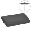 Tissu De Remplacement Pour Parasol D'extérieur Anthracite 300cm -Mobilier De Jardin tissu de remplacement pour parasol d exterieur anthracite 300cm 3666722882507 1166496