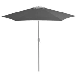 Tissu De Remplacement Pour Parasol D'extérieur Anthracite 300cm -Mobilier De Jardin tissu de remplacement pour parasol d exterieur anthracite 300cm 3666722882507 1166497